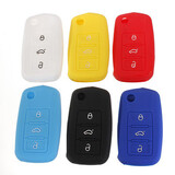 Remote Key Case Shell Flip Jetta Silicone Fob VW Golf MK6 Polo