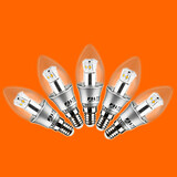 Warm White 5 Pcs Smd G60 E14 Cool White Led Globe Bulbs