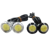 Lights Cars High Bright Waterproof Eagle Eye LED Daytime Running All 12V 3W