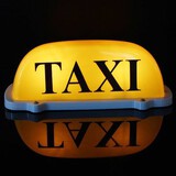 Magnetic Yellow Taxi Top DC12V Car Lamp Cab Roof Sign Light Large Size