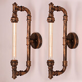Wall Sconces Mini Style Traditional Retro Pipe Water Classic Metal