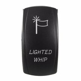 Backlit Ranger UTV 12V Whip Polaris RZR Blue Rocker Switch Lighted