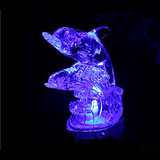 Color-changing Night Light Abs Creative Crystal Animal