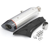 Silencer Exhaust Muffler Pipe Universal Motorcycle Carbonfiber 36-51mm