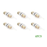 Smd 5w 6 Pcs Warm White Ac 220-240 E26/e27 Ca35 Ac 110-130 V Led