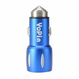 Adapter For iPhone Xiaomi Samsung MP3 Safety Hammer 3.1A Dual USB Car Charger Auto Power