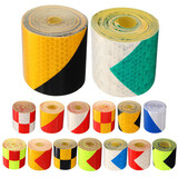 50MM Warning Stripe Safety Reflective Tape Sticker 5M Self Adhesive