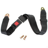 Car Seat Belt Safety Sets Universal Black Lap Belt Point Adjustable Two