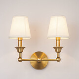 Ac 220-240 Brass Country Wall Light Max 40w Wall Sconces E14 E12 Light