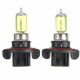 A pair of 3000K-3500K HID Xenon 60W H13 55W Light Bulbs Lamps DC12V Yellow