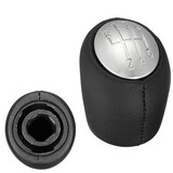 Black Leather Renault Cap 6 Speed Car Gear Stick Shift Knob