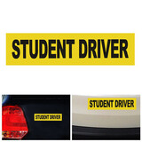 Student Sign Caution Magnet Reflective Decal Driver Safety Warming Car Sticker