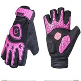 Half Riding Cycling QEPAE Finger Gloves Motorcycle Bicycle
