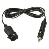 With a Waterproof Cover Adapter 2M 12V Car Cigarette Lighter Extension Cable