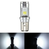 Headlight Bulb 1000LM 10W LED Motor Bike Scooter BA20D COB 6000K