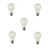 Ac85-265v 5pcs E27 Filament Lamp 800lm Cool White Degree Warm Color Edison Filament Light Led  8w
