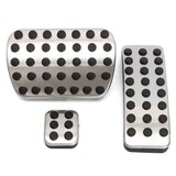 Chrome Steel Benz pads Foot Class Brake Pedal Covers AMG