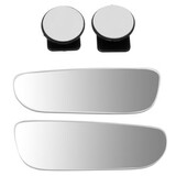 Convex 2Pcs slim Rotating Blind Spot Mirror Glass Wide Angle 360° Car Rear View