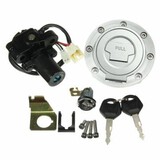 Seat Lock Ignition Switch Key Set Yamaha YZF R1 R6 Fuel Gas Cap