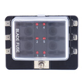 Blade Fuse Box Block Holder DC12V 32V Car 24V Boat Automotive LED Warning