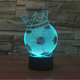 Football Novelty Lighting Colorful Touch Dimming Christmas Light Decoration Atmosphere Lamp Led Night Light 100 3d