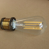 Bulb Retro Light Imitation Long Bar E27 4w Tungsten