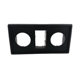 Side Mounting Square One Hole Two Middle Round Frame