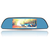 Dual Len Dash 7 Inch HD 1080P GPS Navigator Car Rear View Mirror DVR Camera Recorder