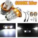 Marker Light Lamp 10W Angel Eyes LED BMW E90 E91 6000K White 2 X Bulbs