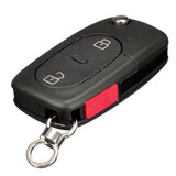 Button Remote Key Fob Case Replacement Panic 2 Button Shell Audi A4
