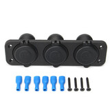 Splitter Power 2.1A Car Socket Outlet 12~24V Charger Adapter Supply Ports USB