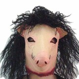 Headgear Halloween Animal Latex Simulation Pig Mask