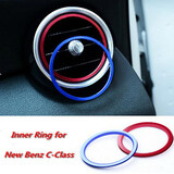 C-Class New Ring Interior Decorative Benz 7pcs Vent Air Conditioning