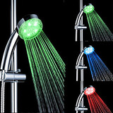 Color Led Hand Detectable Shower Temperature Abs Color Changing