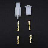 2.8mm Male Female 2 Way Car 5X Flat Connectors Terminal for Motorcycle