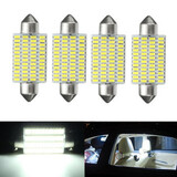 Light Lamp Bulb White 41MM LED 4pcs Roof Car Interior 3W