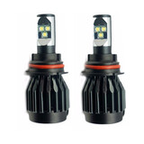 Universal 4SMD 80W Constant LED Car Current 2Pcs Headlight Fog Light Canbus Free