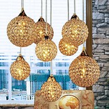 Max 40w Feature For Crystal Metal Globe Electroplated Dining Room Modern/contemporary Hallway Pendant Light Bedroom