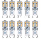 110v Smd2835 Led Corn Lights 300-400lm Ac220v G9 Warm White