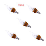 Led 3w Color Led Candle Light E14 Warm 5pcs Light Bulbs