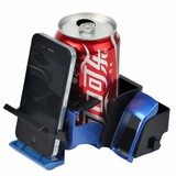 Blue Cigarette Holder Outlet Multifunctional Car Box Drink Beverage Holder Folding Sundries