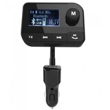 FM Transmitter Radio Adapter Car Battery Voltage Display Car 2.0 Inch Bluetooth Detect Kit