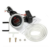 12V Fitting Kit 52mm Red Digital Sensor PVC Hose Display with Vacuum Gauge