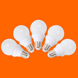 Globe Bulbs 5 Pcs Warm White Smd E26/e27 Ac 220-240 V Cool White