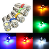 Car 12V T10 T4W Indicator Light BA9S Color W5W Bulb Lamp SMD LED