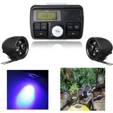 Skull Stereo Amplifier Alarm System USB SD MP3 Speaker Audio FM Waterpoof Motorcycle