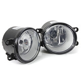 Fog Pair Clear Switch for Toyota Lights Lamps Front Bumper Yaris