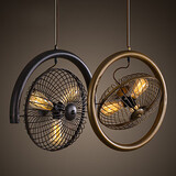 Retro Kitchen Pendant Pendant Lamp Hallway Balcony Fan Simple Bar Cafe