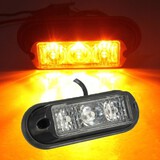 Lights Recovery Amber Flashing Strobe Lorries Breakdown Beacon Trunk 3 Led Lamp