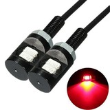 License Plate Light Screw Bolt Car Red Eagle Eye Lamp For Motorcycle 2pcs DC 12V LED